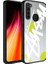 Xiaomi Redmi Note 8 Uyumlu Kılıf Aynalı Desenli Kamera Korumalı Parlak Mirror Kapak, Yazı 1