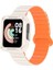 Xiaomi Redmi Watch 2 Uyumlu Silikon Kordon Zore KRD-105 Strap Kayış, Starlight-Turuncu 1