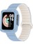 Xiaomi Redmi Watch 2 Uyumlu Silikon Kordon Zore KRD-105 Strap Kayış, Mavi-Starlight 1