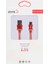 Poro Type-C USB Kablo 1m, Gold-Kırmızı 1