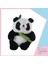 Panda Peluş Bambu Uyku Arkadaşi 30 cm Siyah - Beyaz Gnzrz 3