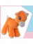 Unicorn Boynuzlu Ponny At Peluş Uyku Arkadaşi 34 cm Turuncu Gnzrz 1