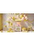 Pastel ve Sarı Limon Temalı Limonata Standı ile Süslenmiş Stüdyo Arka Planı 200 x 150 cm 1