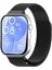 Huawei Watch Fit 3 Uyumlu Milanes Loop Mıktatıslı Hasır Metal Kordon Direkt Takmalı Model Siyah 1
