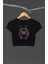 Renkli Örümcek Baskılı Kız Çocuk Crop Top, Spider Gwen Baskılı Çocuk Crop Bluz 1