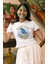 Donald Duck Baskılı Crop Top, Duck Off Baskılı Crop Bluz 2