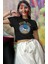 Donald Duck Baskılı Crop Top, Duck Off Baskılı Crop Bluz 1