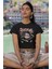 Renkli Mickey Yazılı Crop Top, Mickey Mouse Baskılı Crop Bluz 2