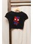 Fuddy Moda Spider Hello Kitty Baskılı Kız Çocuk Crop Top, Çizgi Film Baskılı Çocuk Crop Bluz 1