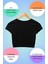 Fuddy Moda Kalpli Stitch Baskılı Kız Çocuk Crop Top, Stitch Baskılı Çocuk Crop Bluz 2