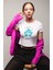 Luna Star The Only Hope Is The Sweet Relief Of Death Yazılı Crop Top, Kadın Baskılı Crop Bluz 2