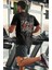Oversize Deadlift Sırt Baskılı Tişört, Unisex Gym Fitness Temalı T-Shirt 3
