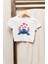 Kalpli Stitch Baskılı Kız Çocuk Crop Top, Stitch Baskılı Çocuk Crop Bluz 1