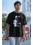 Unisex This Is My Happy Face Baskılı T-Shirt, Oversize Wednesday Baskılı Tişört 2
