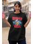 Unisex Number One Donald Duck Baskılı T-Shirt, Oversize Çizgi Film Baskılı Tişört 3