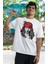 Unisex Captain Jack Sparrow Baskılı T-Shirt, Oversize Johnny Depp Baskılı Tişört 4