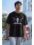 Unisex Geralt Of Rivia Baskılı T-Shirt, Oversize The Witcher Baskılı Tişört 4