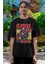Unisex Deadpool And Wolverine Karikatür Baskılı T-Shirt, Oversize Film Baskılı Tişört 1