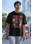 Unisex Deadpool And Wolverine Karikatür Baskılı T-Shirt, Oversize Film Baskılı Tişört 4
