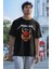 Unisex Metallica Hellfire Club Baskılı T-Shirt, Oversize Rock Metal Baskılı Tişört 1