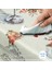 Çiçekli Damask Pvc Masa Örtüsü Kenar Dantel Krem - Gri 4