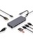 9'u 1 Arada Usb-C Hub Type-C Pd 100W HDMI Ethernet USB Sd Kart 3.5mm Aux 1