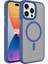 iPhone 15 Pro Max Kılıf Şık Tasarımlı Wireless Şarj Özellikli Flet Magsafe Kapak 1