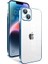 iPhone 14 Plus Kılıf Kamera Korumalı ve Renkli Çerçeveli Garaj Kapak 1