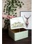 ER029-4G Forrest Green Desenli Kare Metal Saklama Kabı 24X24 cm 1