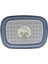 EE171-6I Forrest Grey Love Desenli Oval Tepsi 24X31 cm 2