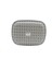 EE171-6I Forrest Grey Love Desenli Oval Tepsi 24X31 cm 4