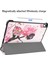 iPad Air 11 (2024) Üç Katlı Stand Otomatik Uyandırma / Uyku Tablet Kapağı (Yurt Dışından) 3