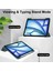 iPad Air 13 (2024) Pu Deri Şeffaf Akrilik Tablet Kılıfı (Yurt Dışından) 4
