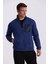 İndigo Slim Fit Fermuarlı Pamuklu Likralı Eşofman Üstü 2