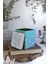 ER024-9F Botanica Blue Desenli Kare Metal Saklama Kabı 12X12 cm 1
