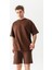 Premium Oversize Tişört Kahverengi 5