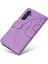 Samsung Galaxy M55 Dikiş Renk Flip Folio Kitap Için Flip Case Kart ile (Yurt Dışından) 5