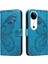 Vıvo S19 5g Için Flip Case Kredi Kartı Yuvası ile Ayrılabilir El Kayışı Yüksek (Yurt Dışından) 1