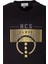 Erkek Tişört Bisiklet Yaka Slim Fit Siyah %100 Pamuk Baskılı T-Shirt Ncs Jeans 1300 5