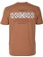 Erkek Tişört Bisiklet Yaka Camel %100 Pamuk Slim Fit Göğüs ve Sırt Baskılı T-Shirt Ncs Jeans 1299 5