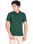 Erkek Polo Yaka Tişört Yeşil %100 Pamuk Slim Fit Polo T-Shirt Ncs Jeans 1055 4