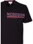 Erkek Tişört Bisiklet Yaka Siyah Slim Fit Baskılı T-Shirt Ncs Jeans 1296 2