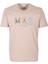 Erkek Tişört Bisiklet Yaka Bej Slim Fit Baskılı T-Shirt Ncs Jeans 1298 1