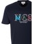 Erkek Tişört Bisiklet Yaka Lacivert Slim Fit Baskılı T-Shirt Ncs Jeans 1298 3