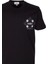 Erkek Tişört Bisiklet Yaka Siyah Slim Fit Baskılı T-Shirt Ncs Jeans 1297 4