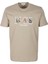 Erkek Tişört Bisiklet Yaka Olive Slim Fit Baskılı T-Shirt Ncs Jeans 1298 1