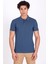 Erkek Polo Yaka Tişört Granit %100 Pamuk Slim Fit Polo T-Shirt Ncs Jeans 1055 1