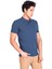Erkek Polo Yaka Tişört Granit %100 Pamuk Slim Fit Polo T-Shirt Ncs Jeans 1055 3