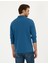 Pierre Cardin Erkek Açık Lacivert Slim Fit Basic Sweatshirt 50294438-VR059 5