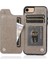 IPhone 6/6s Pu Deri Çift Düğmeler Için Kart Tutucu Kılıf ile Cüzdan (Yurt Dışından) 5
